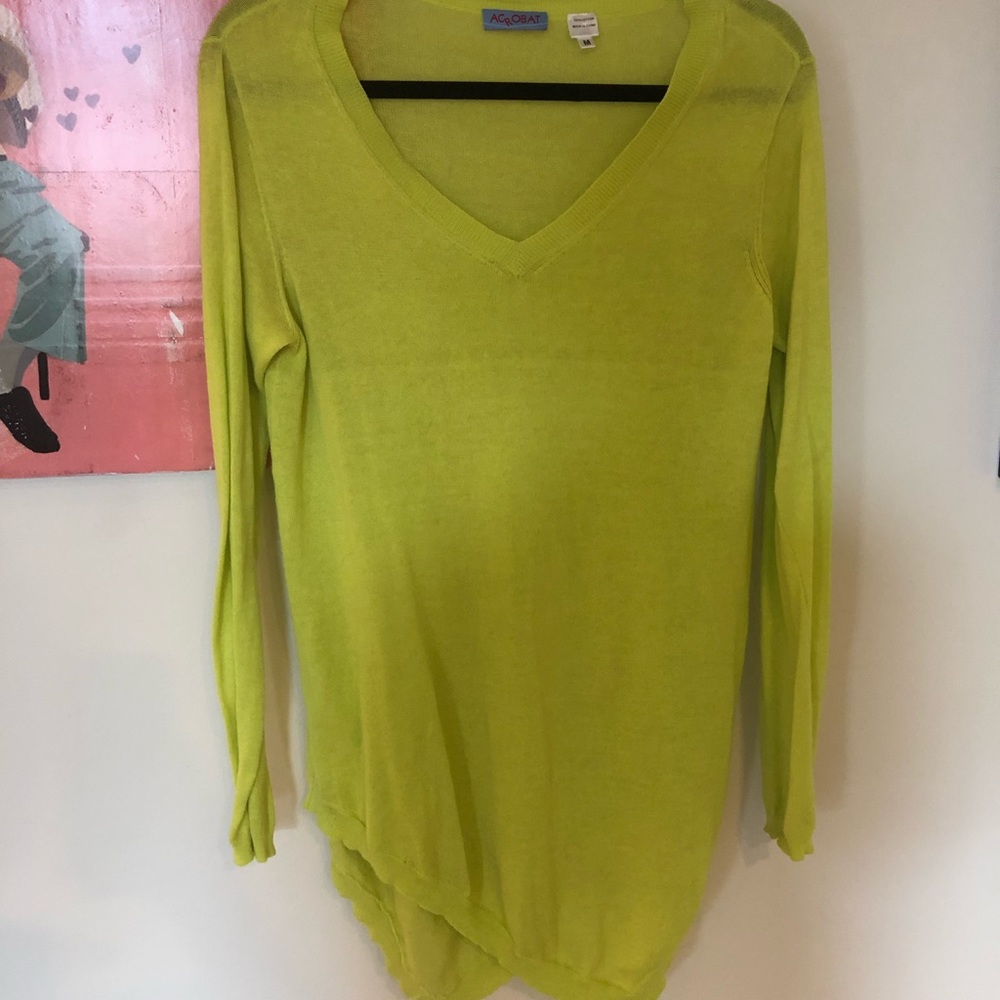 Green Acrobat Light Sweater